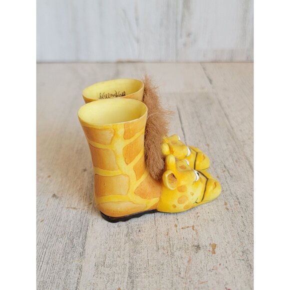 Willow giraffe hall giraffe shoo shoo vintage home decor zoo animal - Picture 5 of 9